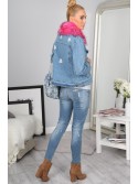 Jacheta Denim Amaranth 702 - Magazin online - Boutique